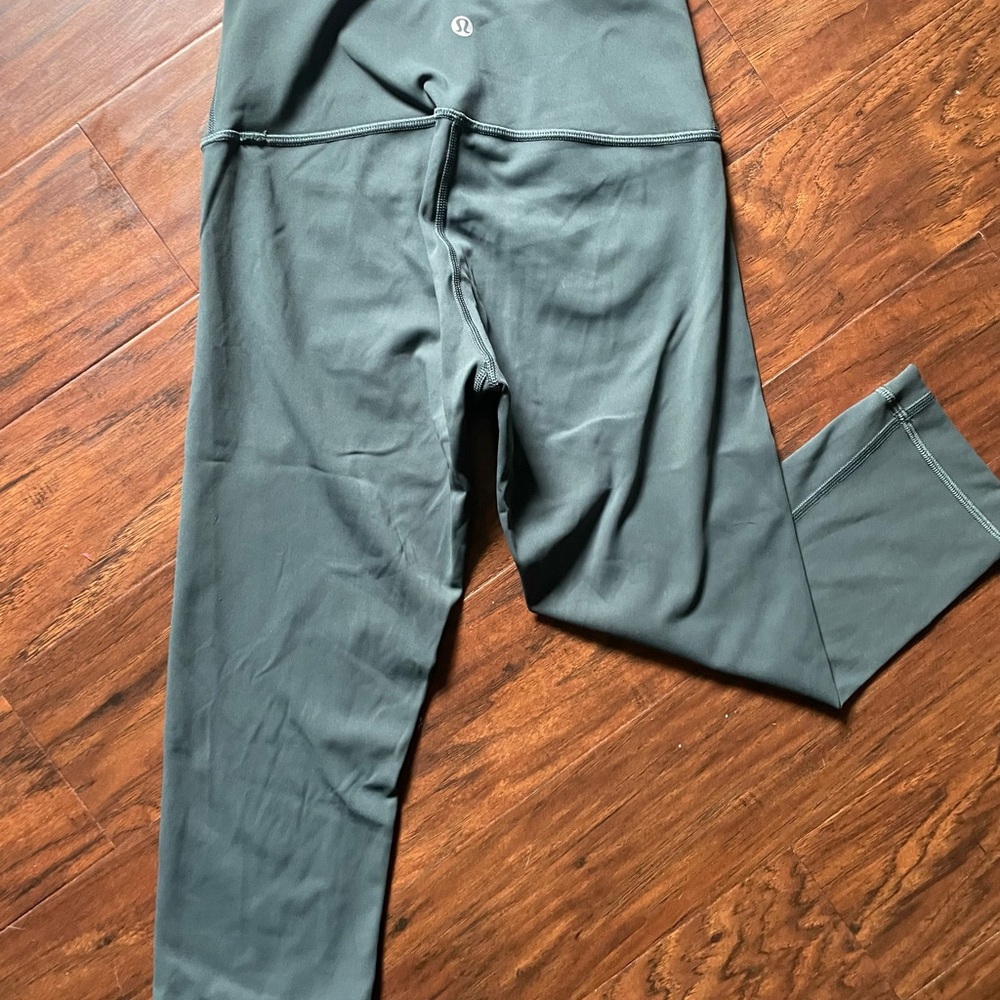 Lululemon Athletica Green High-Waisted Leggings - Align